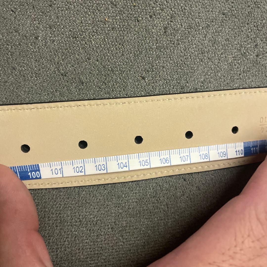 BVLGARI レザー ベルト サイズ44 ブラック