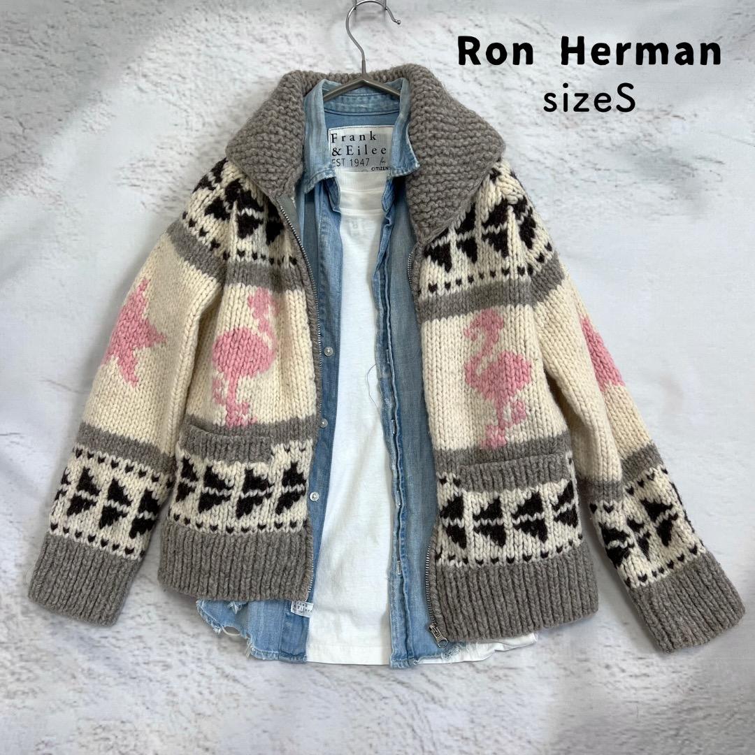 RHC Ron Herman カウチンニット セーター イーグル レディース