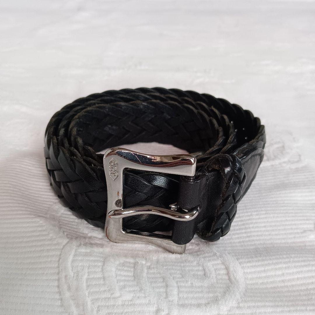 K*u様 ☆【美品】J&M DAVIDSON メッシュベルト ブラック 30/7