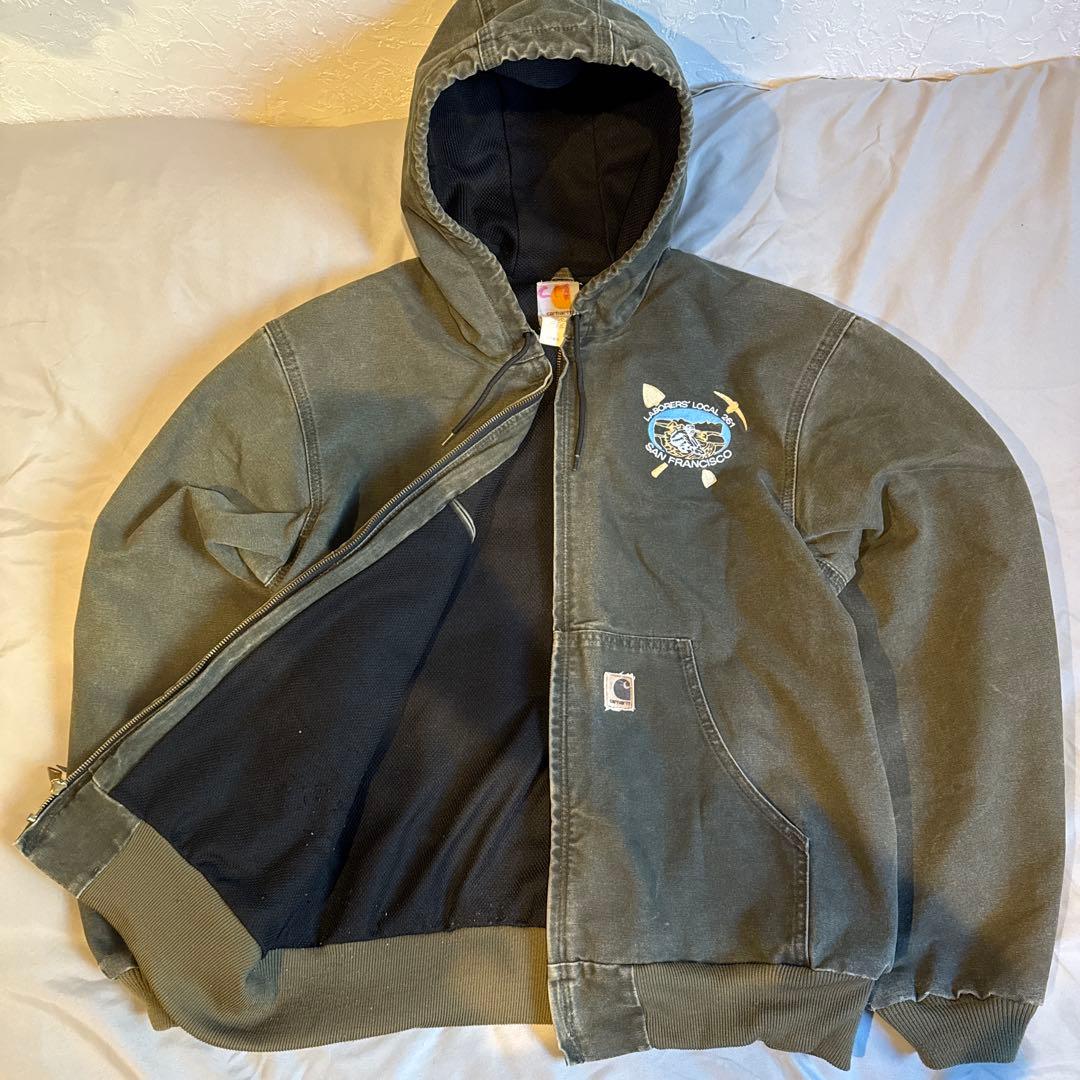 な*お様 カーハートアクティブジャケットモースグリーン