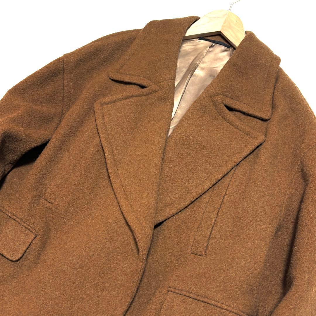 ★*✧様 AP STUDIO✨ブラウン オーバーサイズコート　ウール