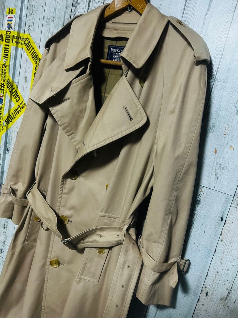 BURBERRYS トレンチコート バーバリー ロンドンイングランド 柄 y2k