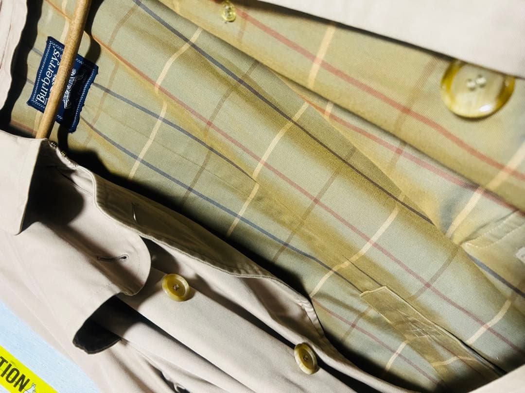 BURBERRYS トレンチコート バーバリー ロンドンイングランド 柄 y2k