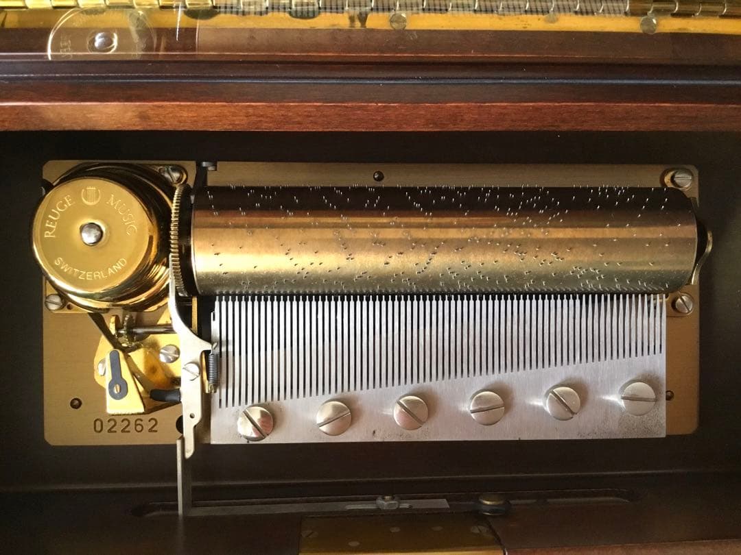 お値下げ！美品✨オルゴール療法【エルム】 リュージュ　カノン 72弁　象嵌