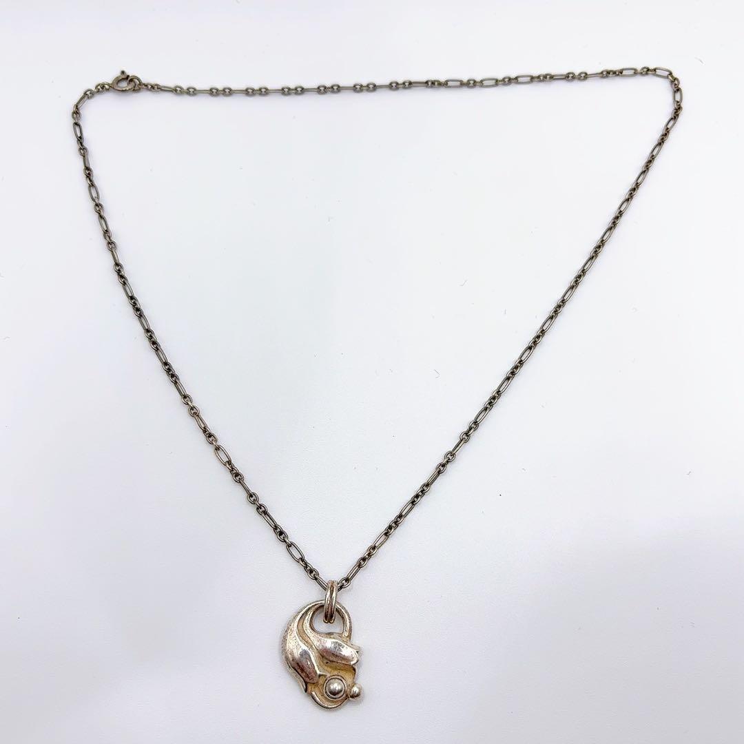 ジョージジェンセン 1999 ネックレス シルバー925 ヘリテージ リーフ