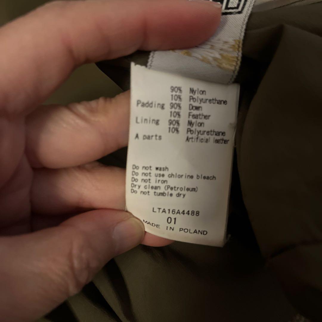 TATRAS カーキ　ナイロンダウンジャケット