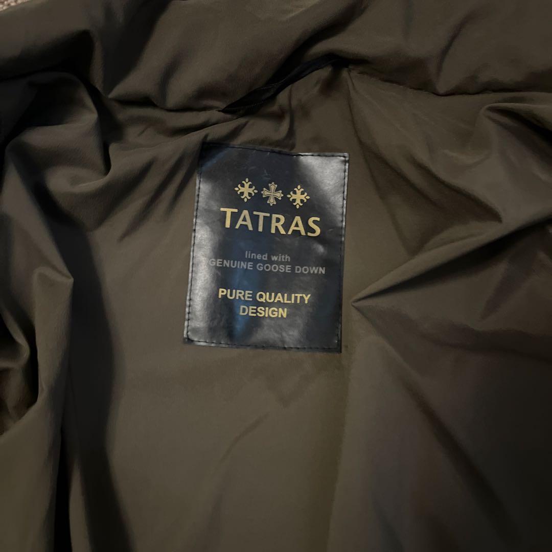 TATRAS カーキ　ナイロンダウンジャケット