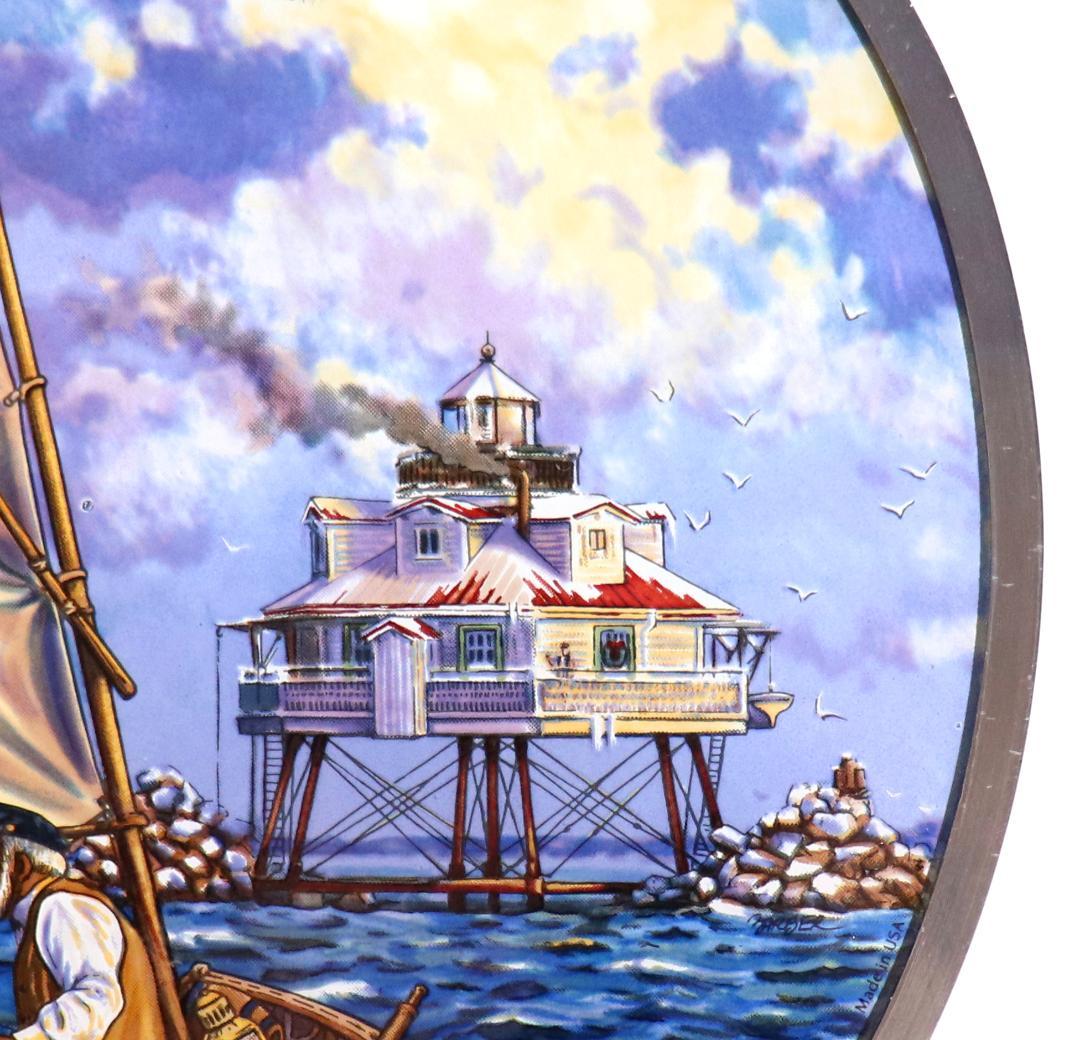 アーネスト・ヘミングウェイ ヴィンテージ ステンドグラス 老人と海 小説 レア