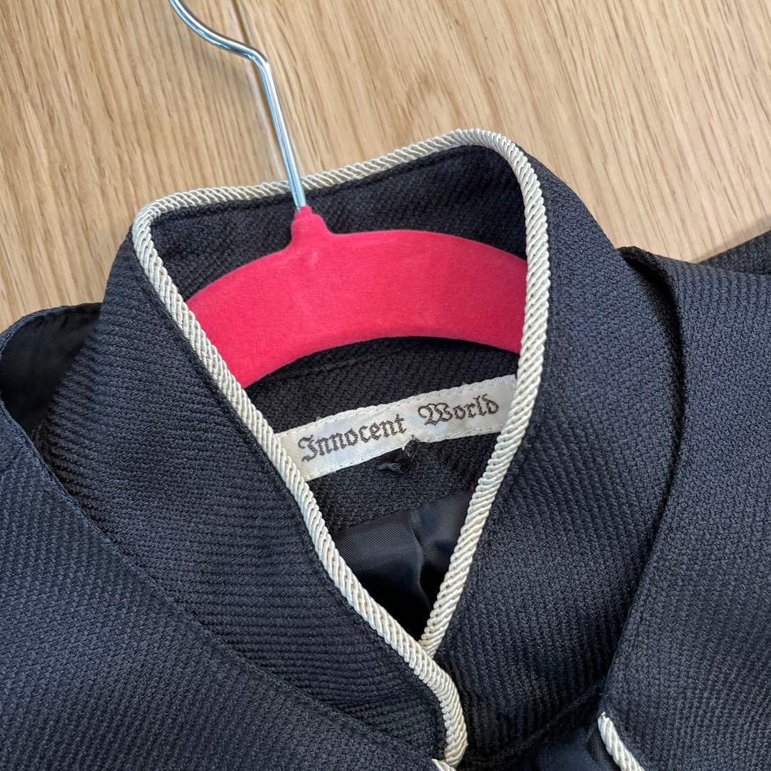 Innocent World ネイビー フリルコート