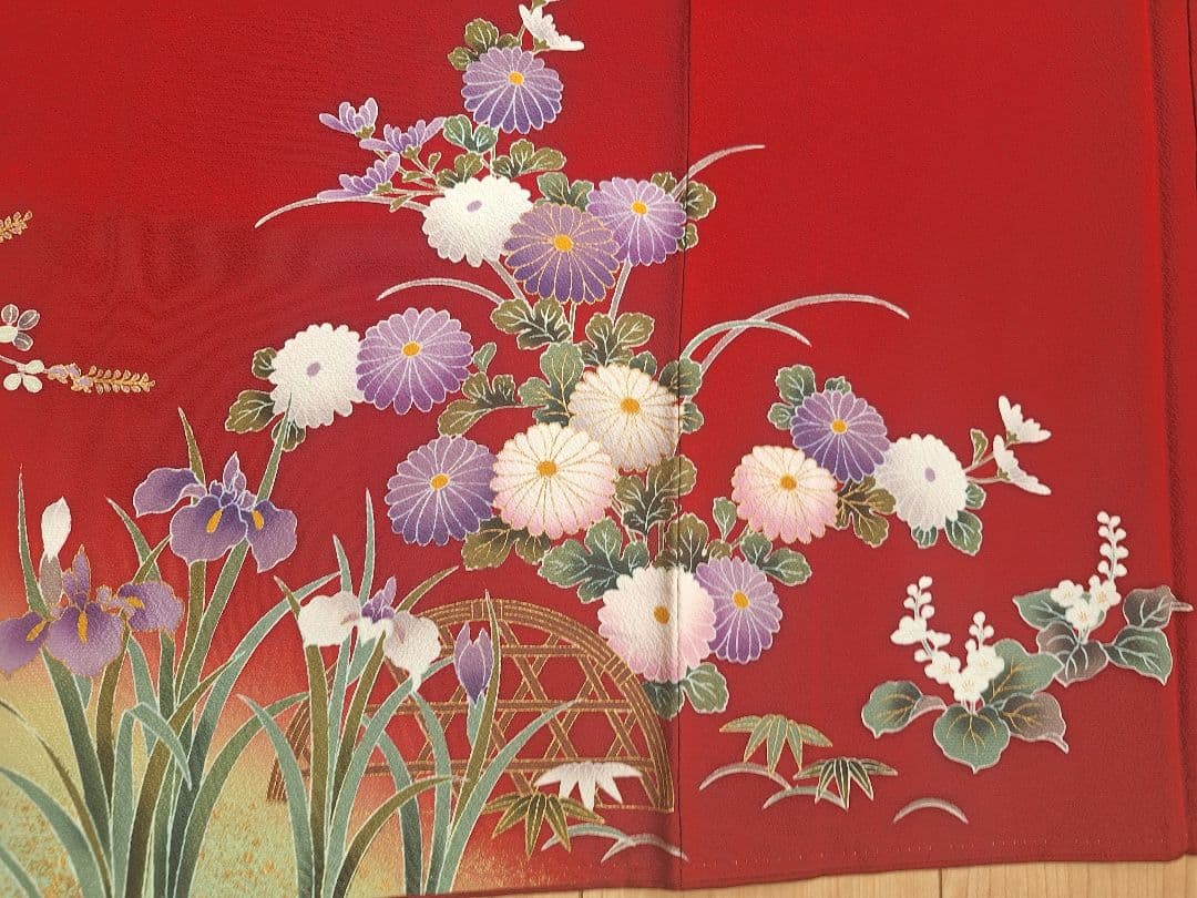 着物リメイクワンピース3711