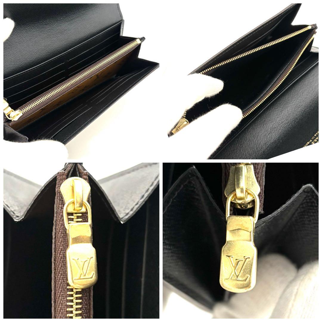 ルイヴィトン ポルトフォイユ・サラ ジャイアント モノグラム マロン 箱袋付