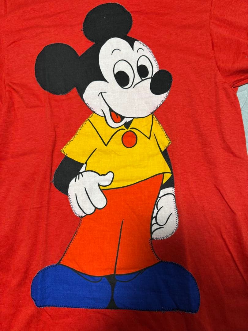 バックトゥザフューチャー　ミッキーマウス プリント Tシャツ デロリアン