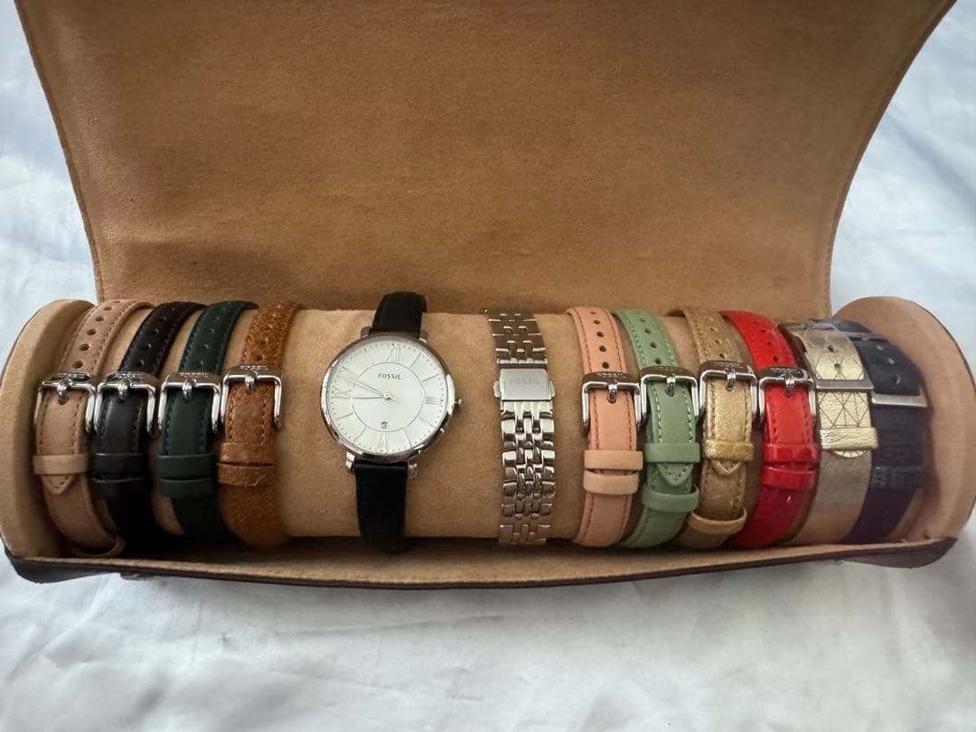 【Fossil】 レディース腕時計　ベルトセット　希少