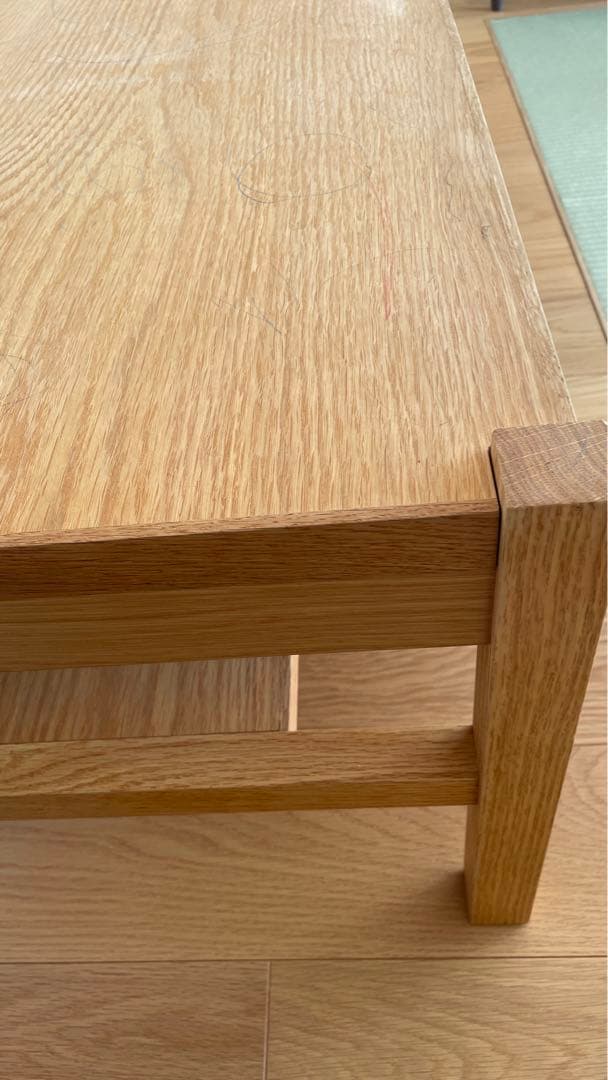 ナチュラルウッド 木製テーブル