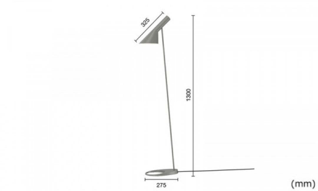 ルイスポールセン Louis Poulsen AJフロアランプ グレー 正規品
