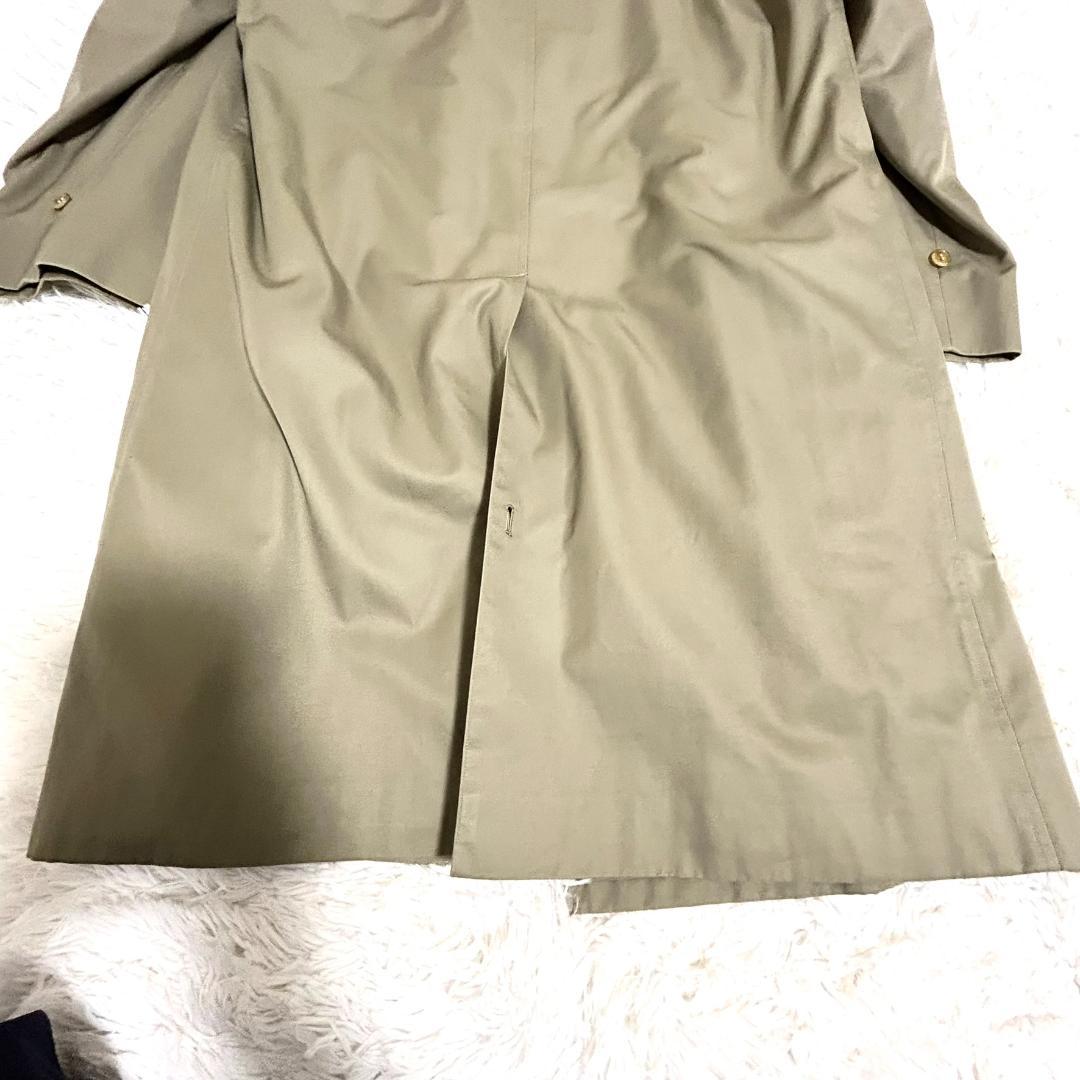 美品　バーバリー　ノバチェック　ステンカラーコート　インナー付き　M