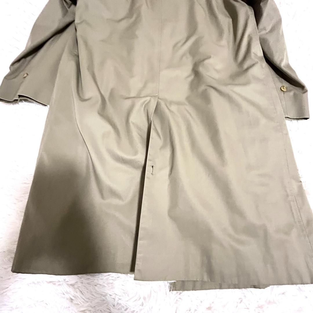 美品　バーバリー　ノバチェック　ステンカラーコート　インナー付き　M