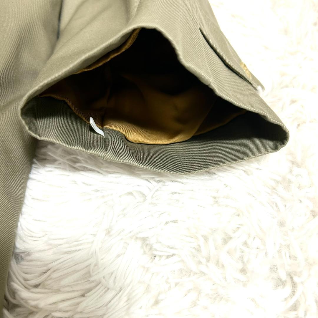 美品　バーバリー　ノバチェック　ステンカラーコート　インナー付き　M