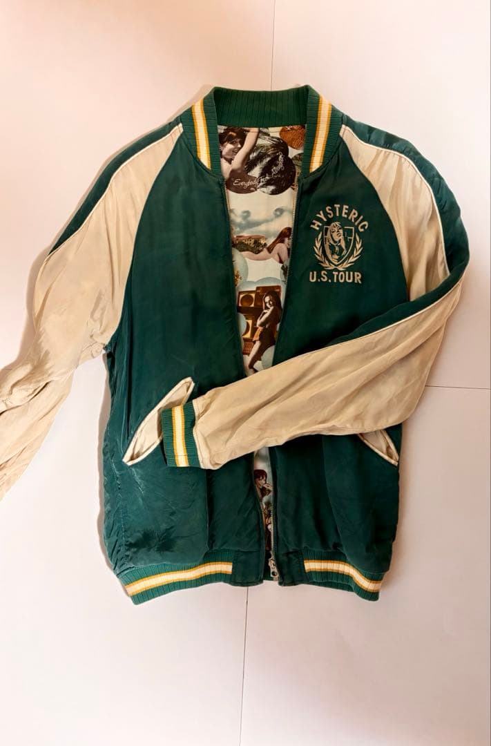 ヒステリックグラマー　スカジャン　グリーン　緑