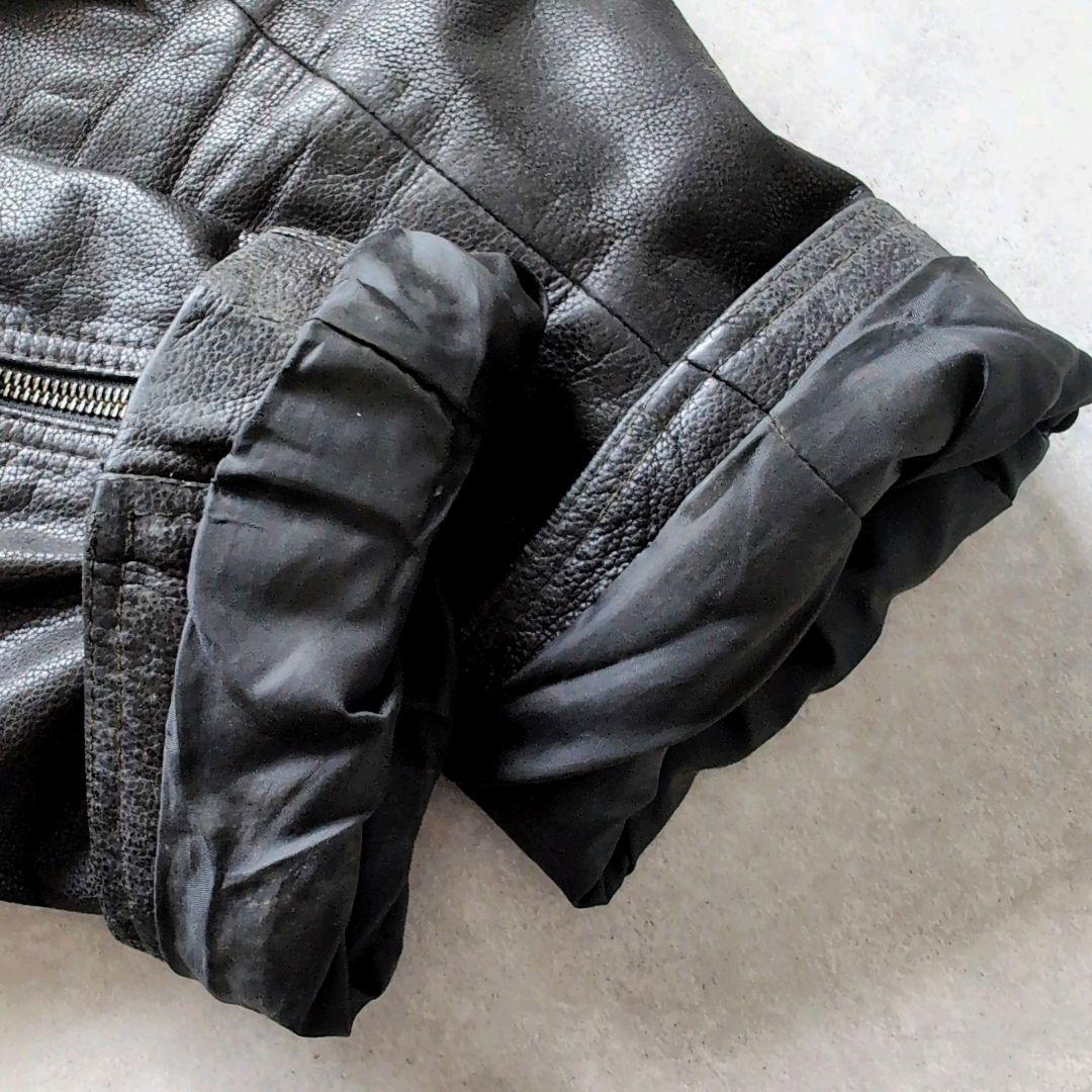 ティンバーランド シングルライダース ハの字 牛革 XL ブラック