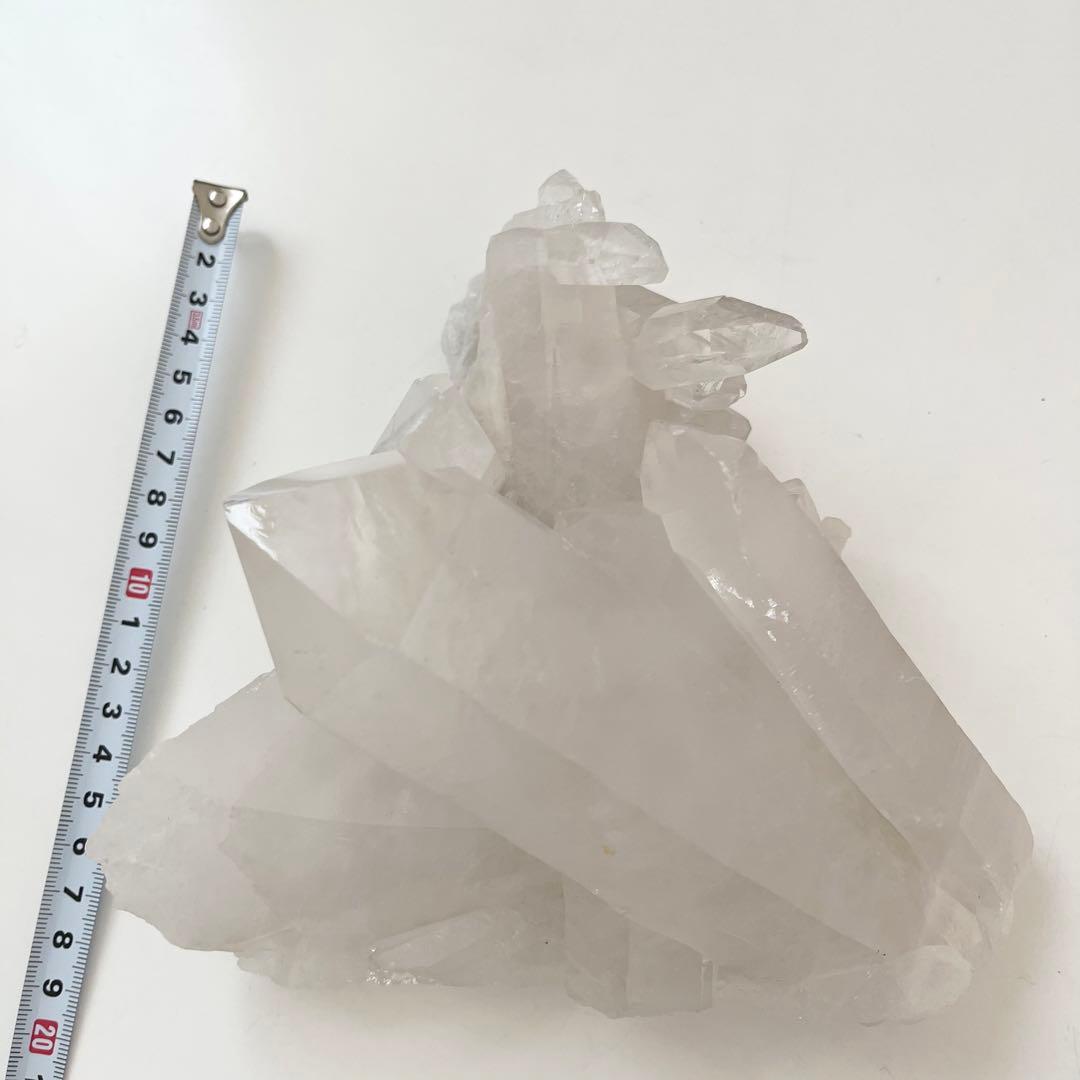 アーカンソー水晶　クラスター　天然石　原石　パワーストーン　大型約1.9キロ希少