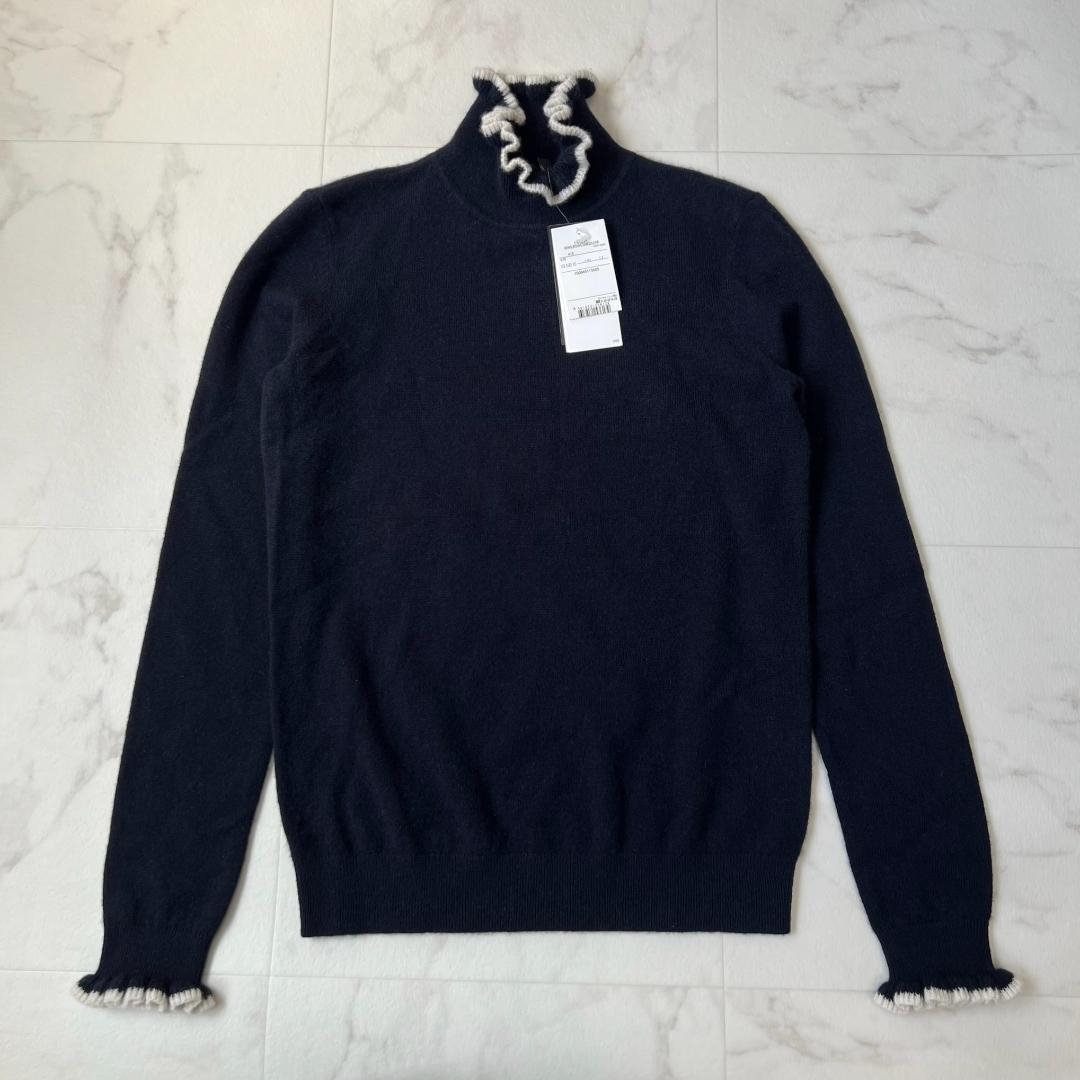 ✨未使用✨ローレン ラルフ ローレン カシミヤ100％ フリルハイネック ニット