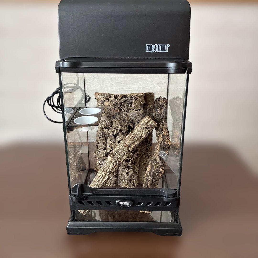 グラステラリウムナノ 爬虫類飼育ケージ 照明セットGEX ジェックス