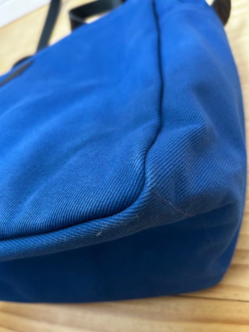 フィルソン トートバッグ ジッパーあり 使用にともなう色褪せあり