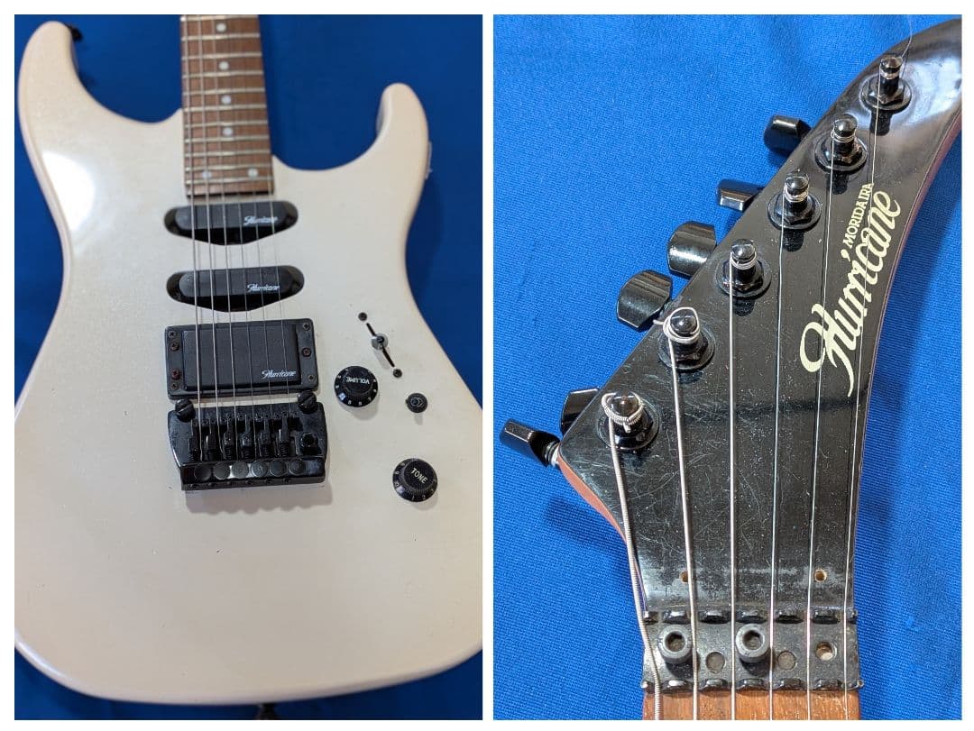 Hurricane エレキギター ホワイト