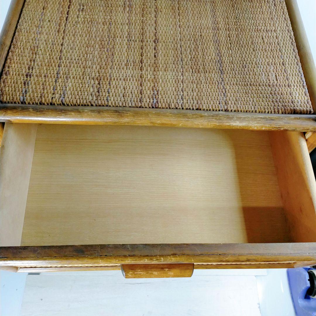 籐 ラタンチェスト 4段 収納 チェスト