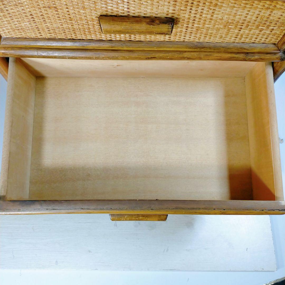 籐 ラタンチェスト 4段 収納 チェスト