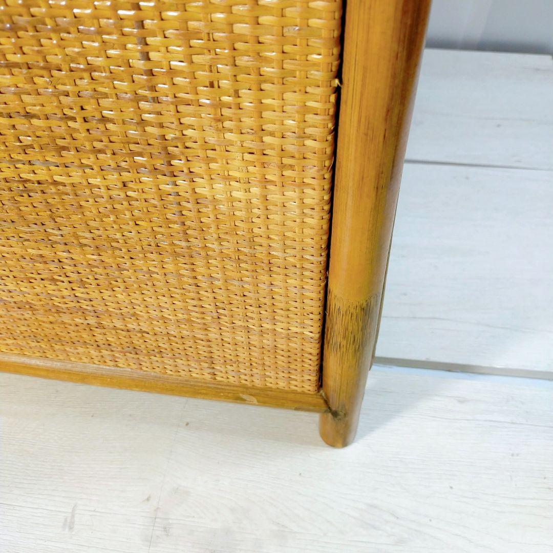 籐 ラタンチェスト 4段 収納 チェスト