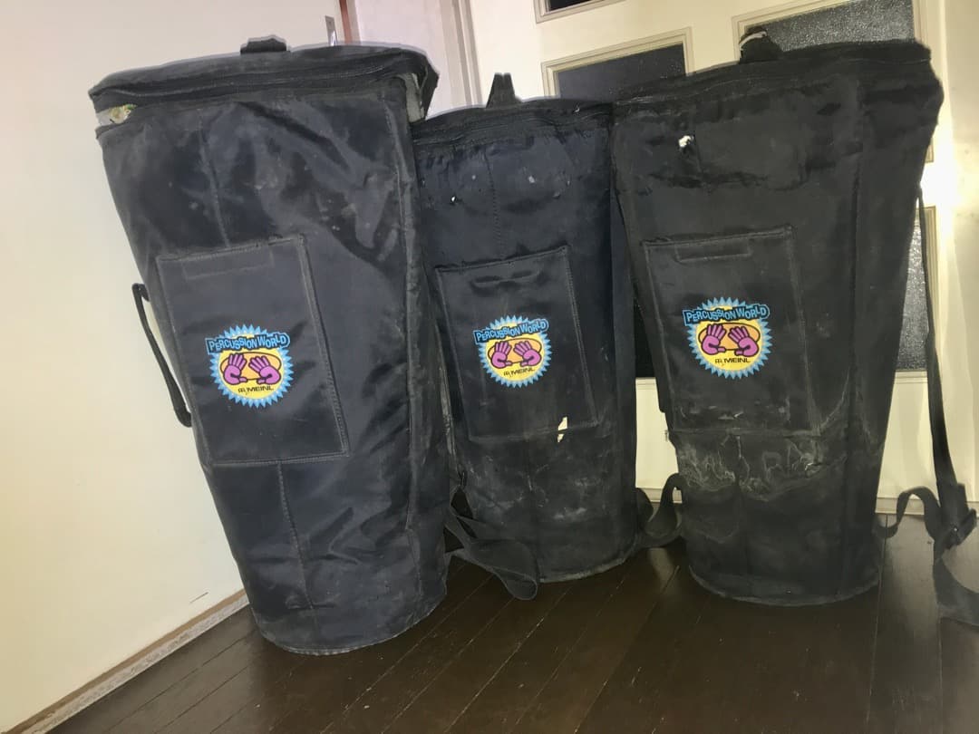 ブガラブ 3本セット 西アフリカパーカッション 本場のセネガル産 ジャンベ