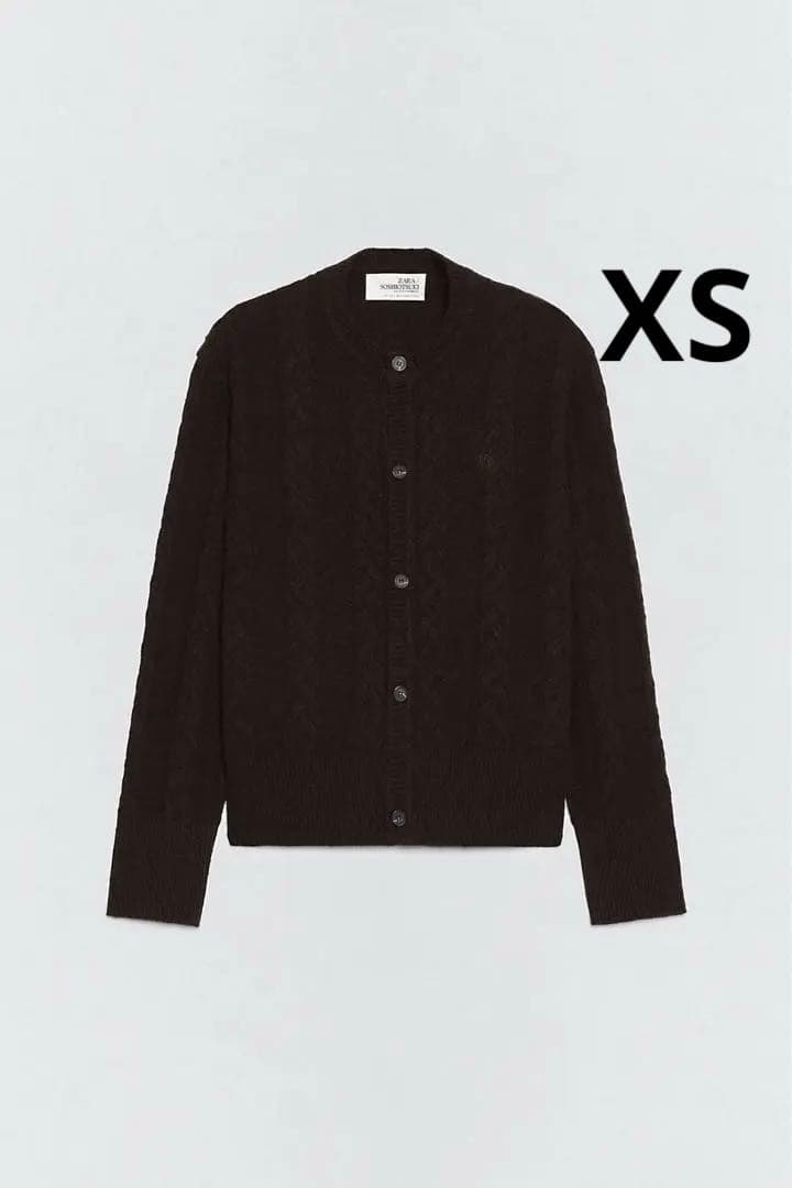 即完品zara SOSHIOTSUKI CABLE KNIT cardigan