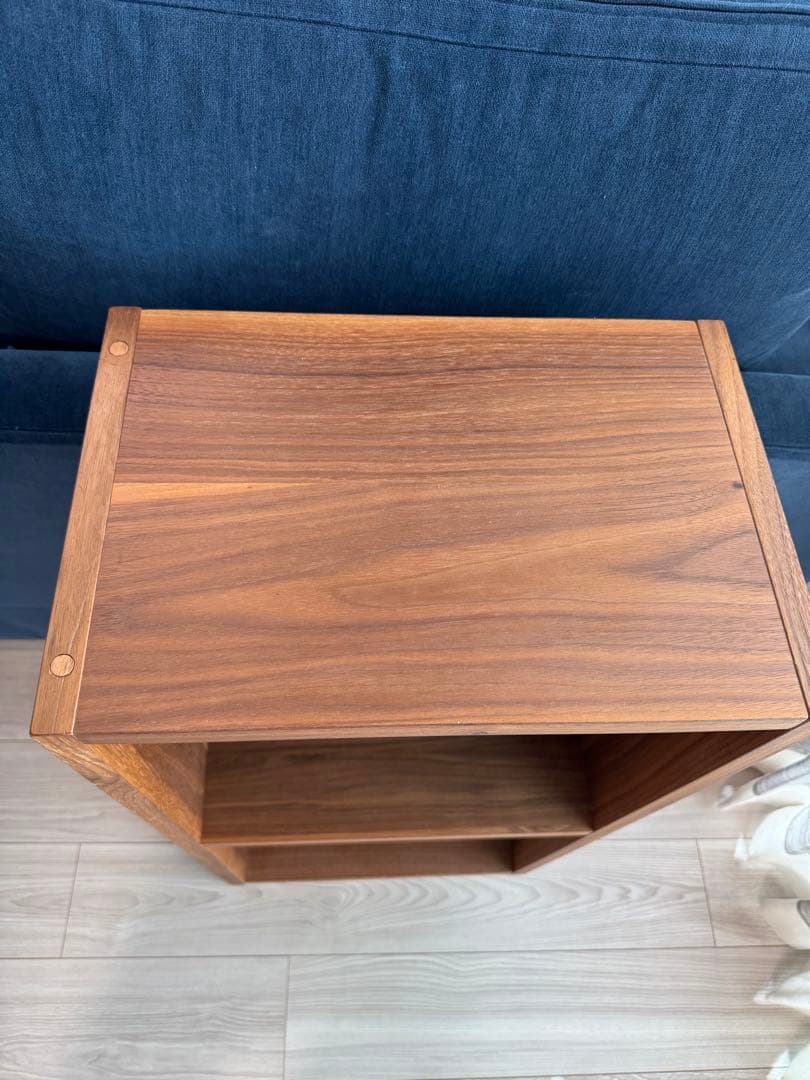 【無印良品】スタッキングシェルフ 2段×1列 ウォールナット