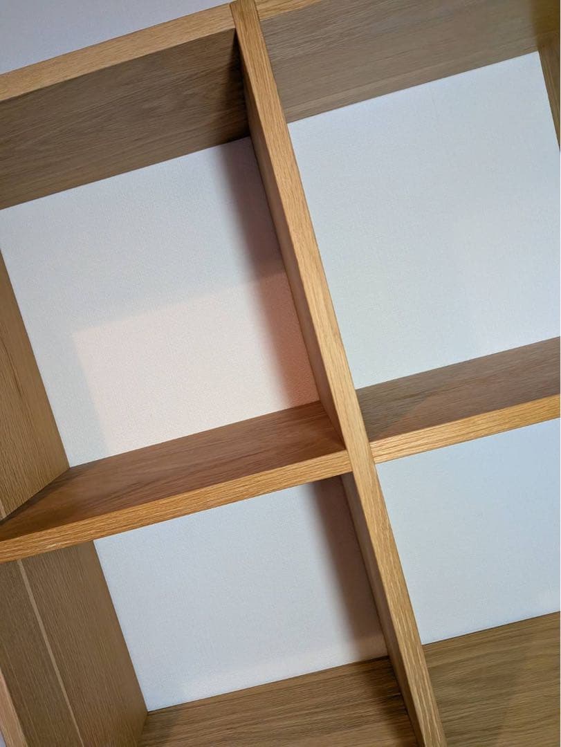 ■送料込■無印良品 スタッキングシェルフ 5×2 木製家具棚MUJIオーク材収納