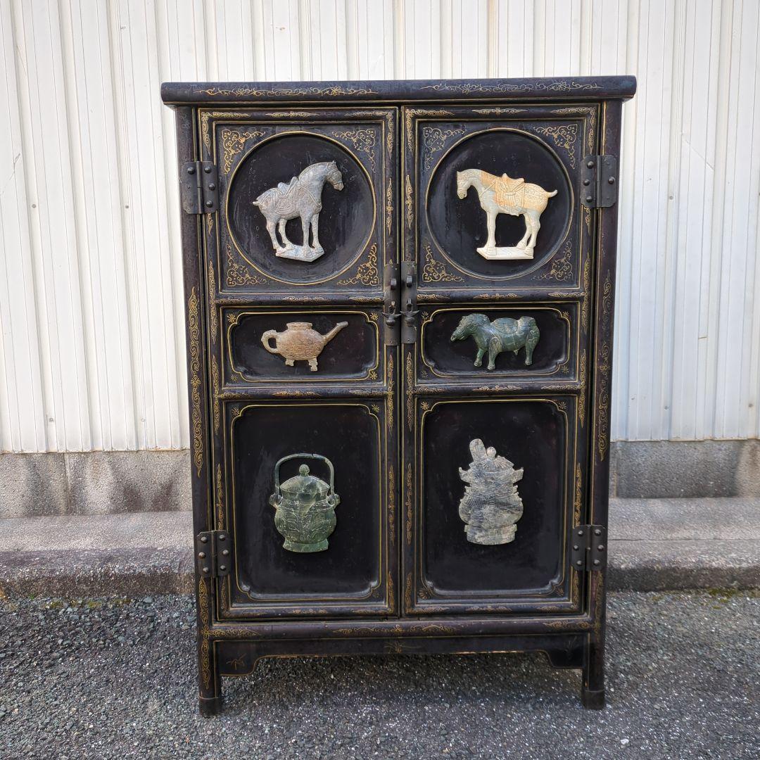 sonya 骨董 石細工 箪笥 中国古玩 飾り箪笥　ヴィンテー ジ