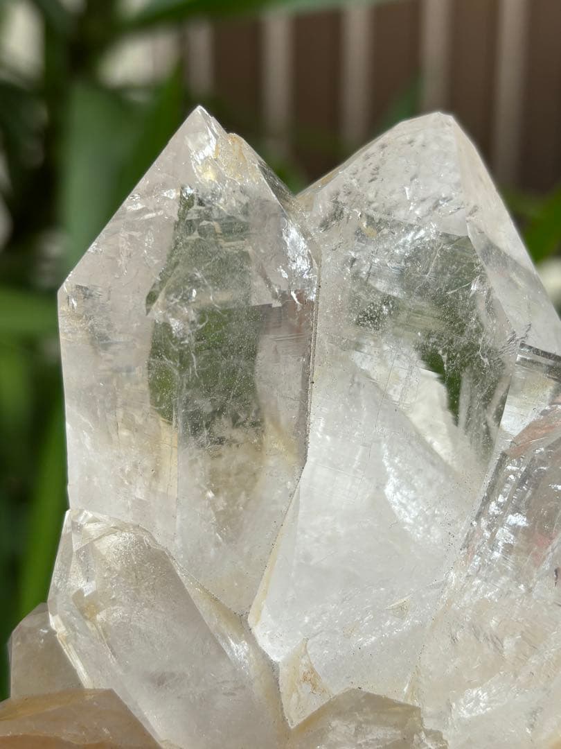 インド　ヒマラヤ　ヒマチャルプラデーシュ産　水晶クラスター　675g 姿良し