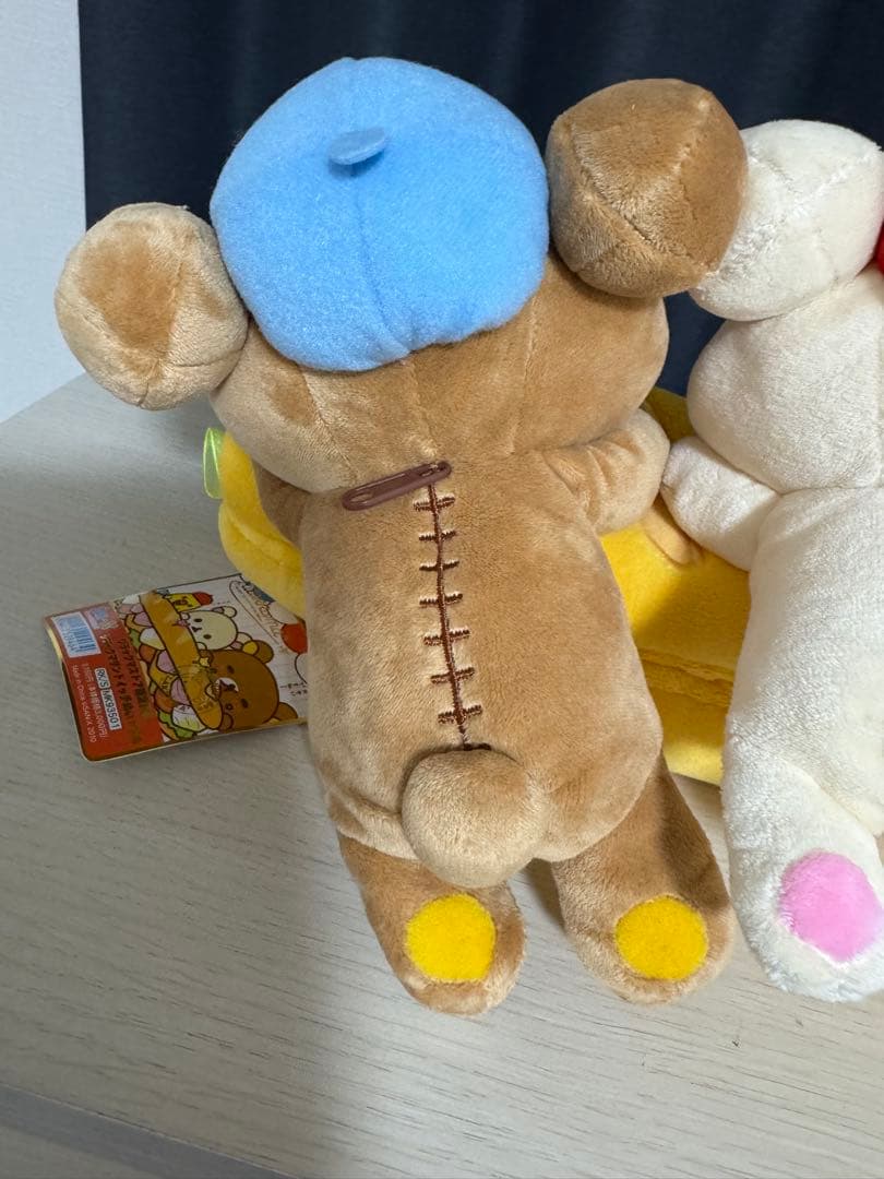 リラックマ＆コリラックマ＆キイロイトリ サンドイッチぬいぐるみ タグ付ストア限定
