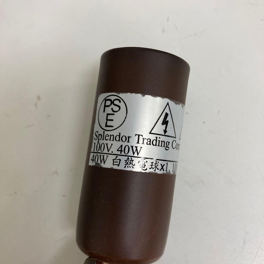 A563-53 ステンドグラスランプ　アンティーク　テーブルランプ　花柄