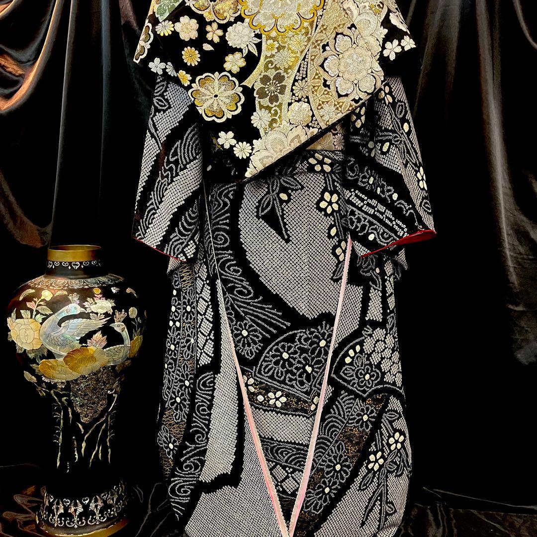 ◾️振袖フルセット■総絞り■扇面松梅■成人式■振袖一式■振り袖振袖セット