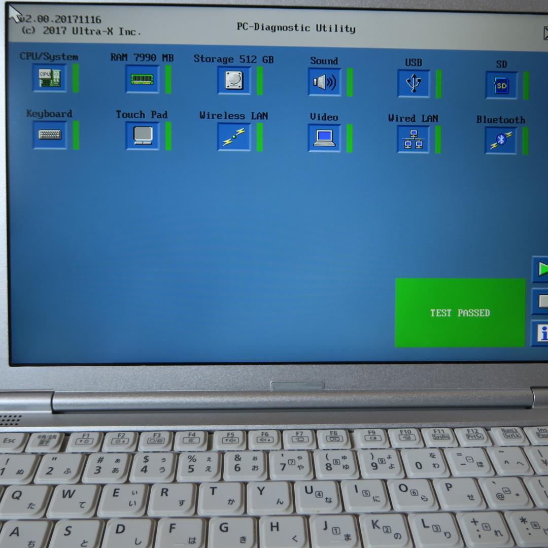 レッツノート SV7／i5-第8世代／SSD 512GB／Office 2024