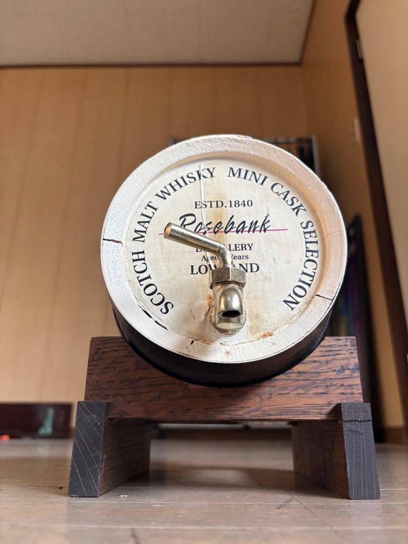 ウイスキー樽　ROSEBANK 空樽