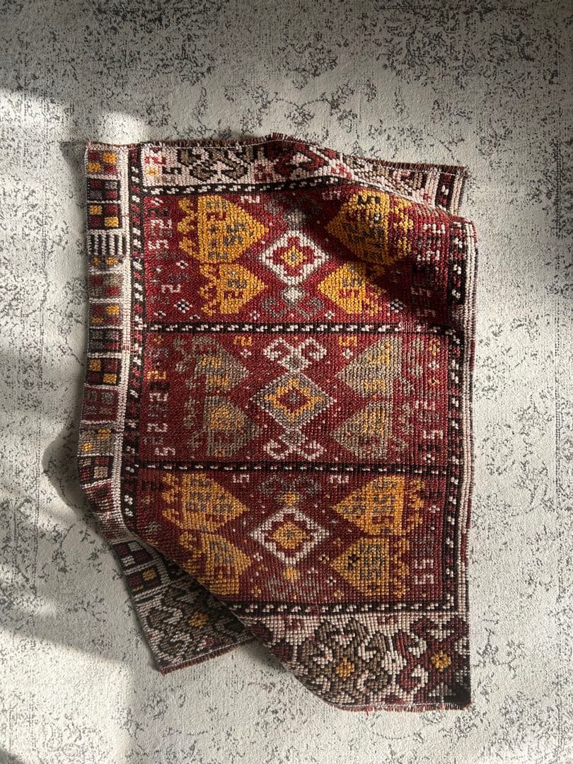 Earth color トルコ　ヴィンテージ　ラグ　トルコラグ　ウール