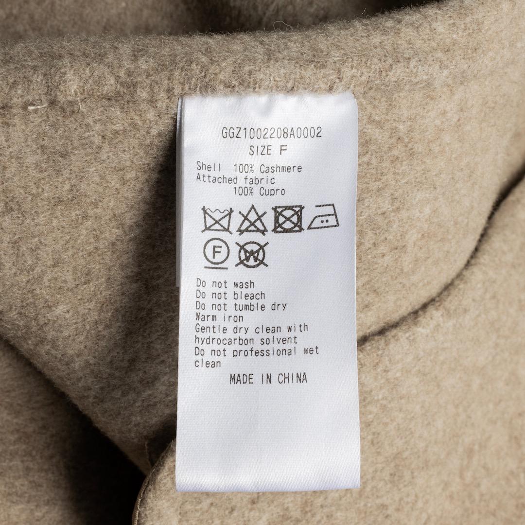 美品 GALLARDAGALANTE カシミヤハーフワイドコート ベージュ