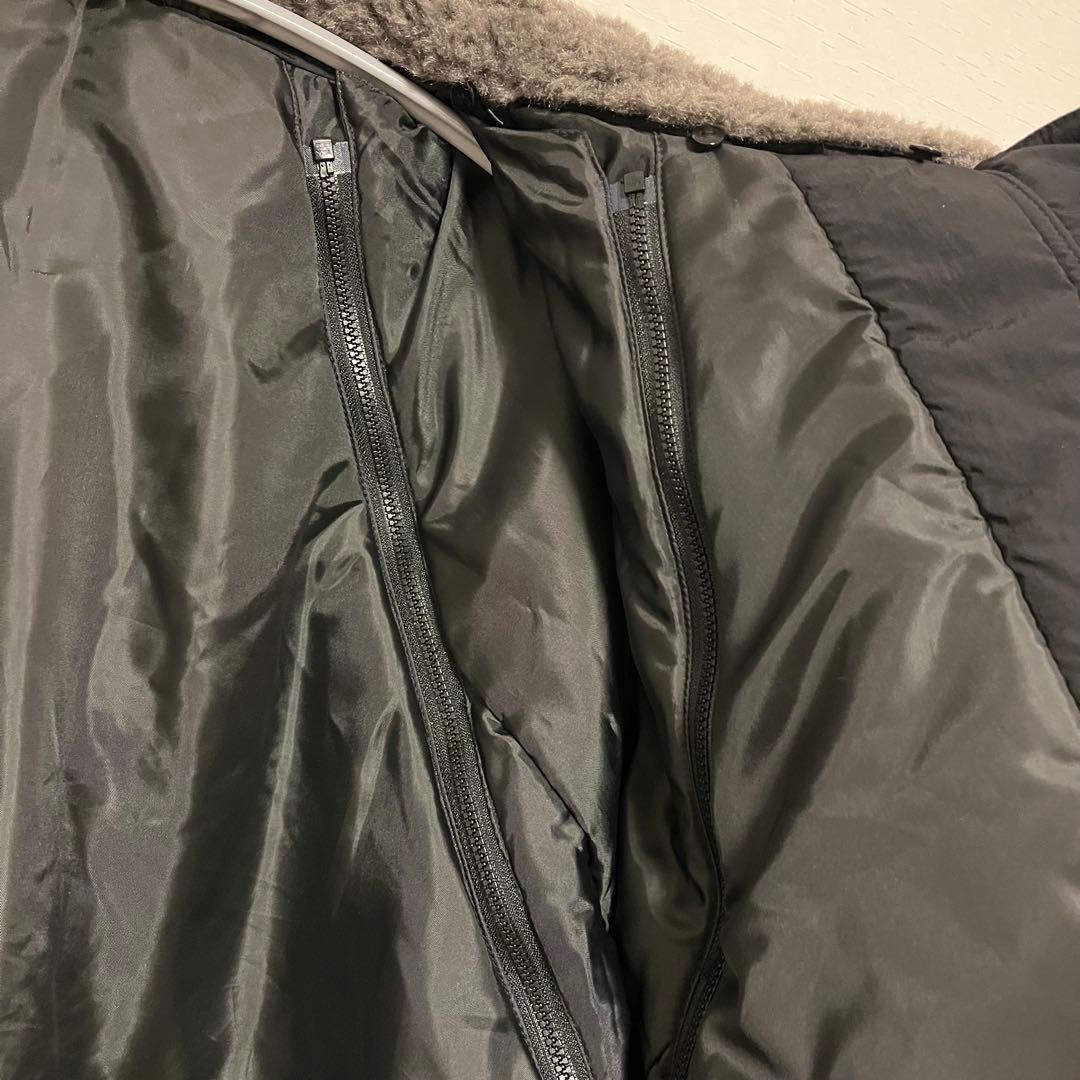 アダムエロペ　WEB限定　サステナブル　マルチWAYミドル丈ボアコンビブルゾン