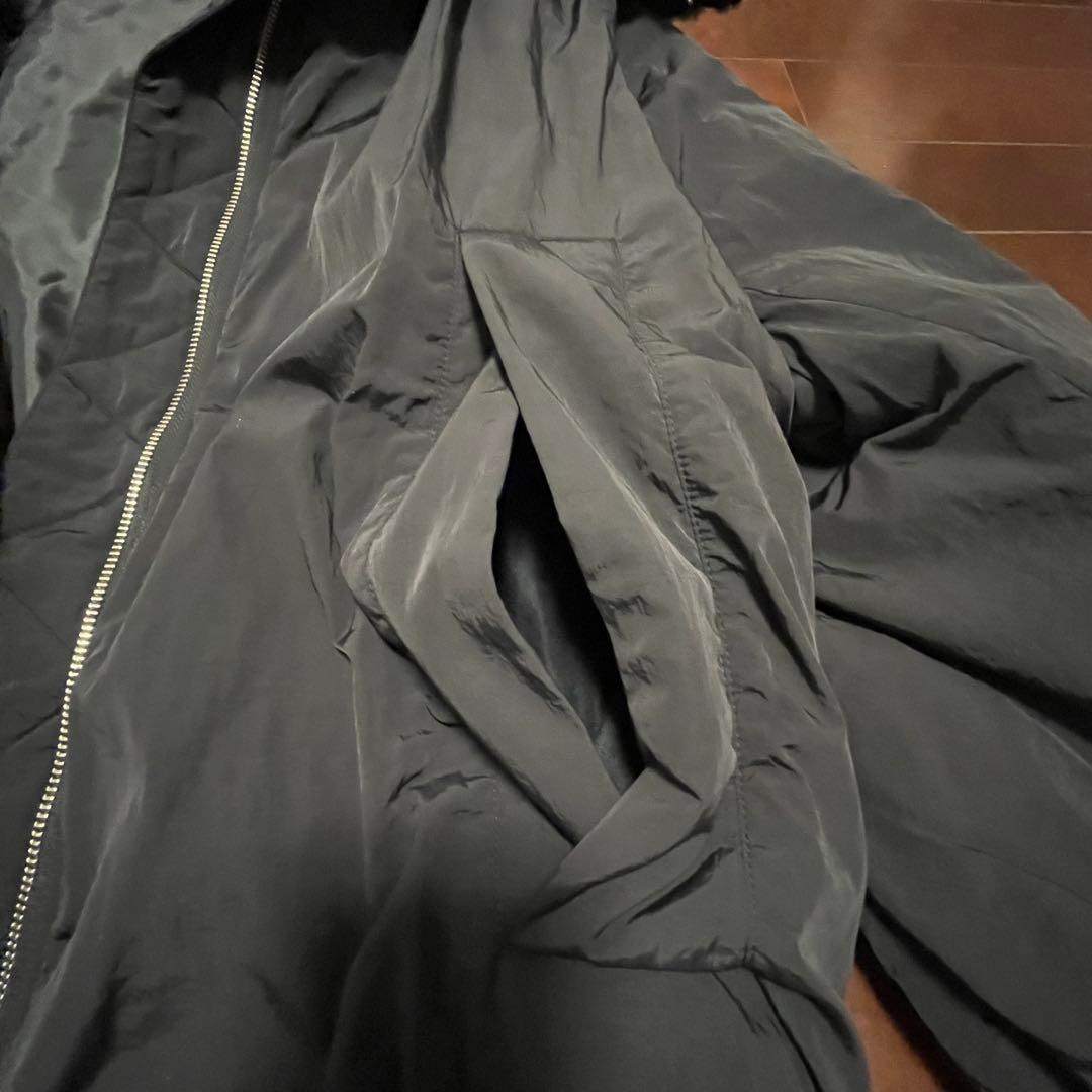 アダムエロペ　WEB限定　サステナブル　マルチWAYミドル丈ボアコンビブルゾン