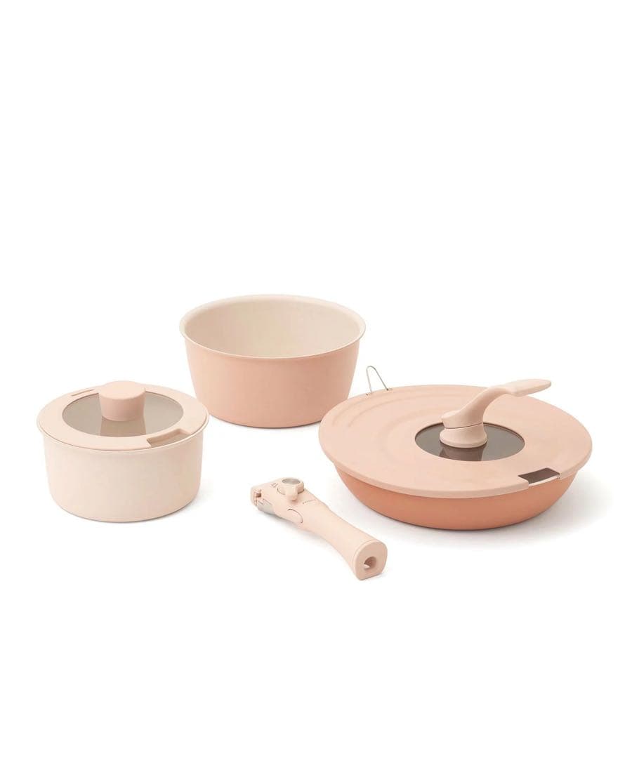 【新品・未使用】フランフラン go table 鍋・フライパン セット ピンク