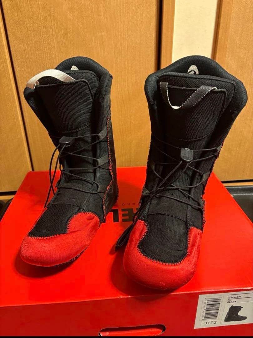 美品 DEELUXE DEEMON スノーボードブーツ ブラック 27.5センチ