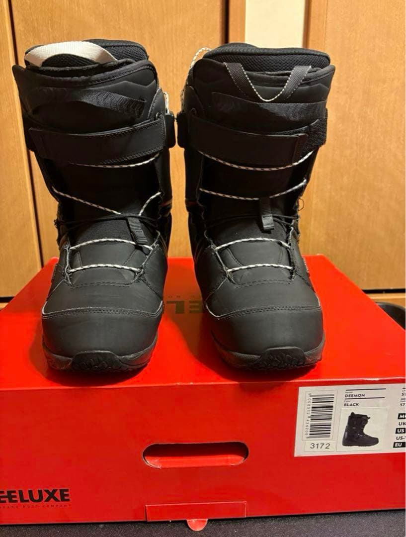 美品 DEELUXE DEEMON スノーボードブーツ ブラック 27.5センチ